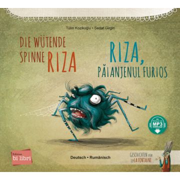 Die wütende Spinne Riza (Deutsch-Rumänisch)