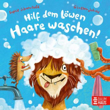 Hilf dem Löwen Haare waschen