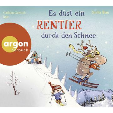 Es düst ein Rentier durch den Schnee