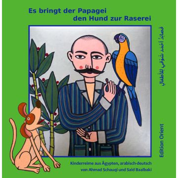 Es bringt der Papagei den Hund zur Raserei