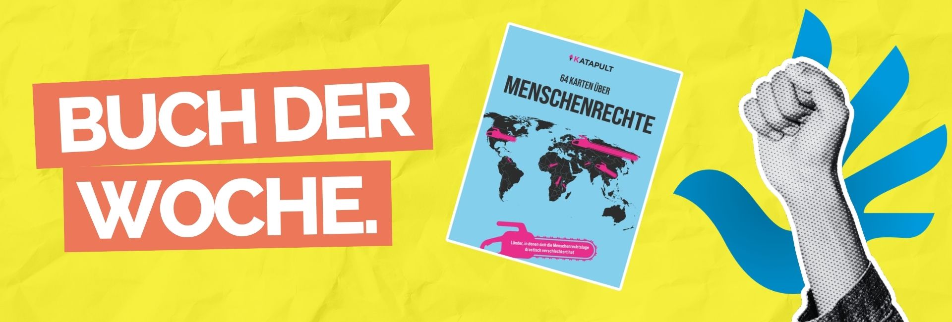 "Buch der Woche: 64 Karten über Menschenrechte - Katapult Verlag"